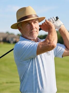 New Bailey Of Hollywood Soft Hat Natural Tan Golf Sun Sanders XL Light Boating